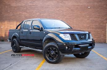NISSAN NAVARA HOSTAGE III MATTE ANTHRACITE WITH BLACK RING